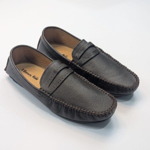 Men’s Brown Leather Loafers – Classic Casual Comfort